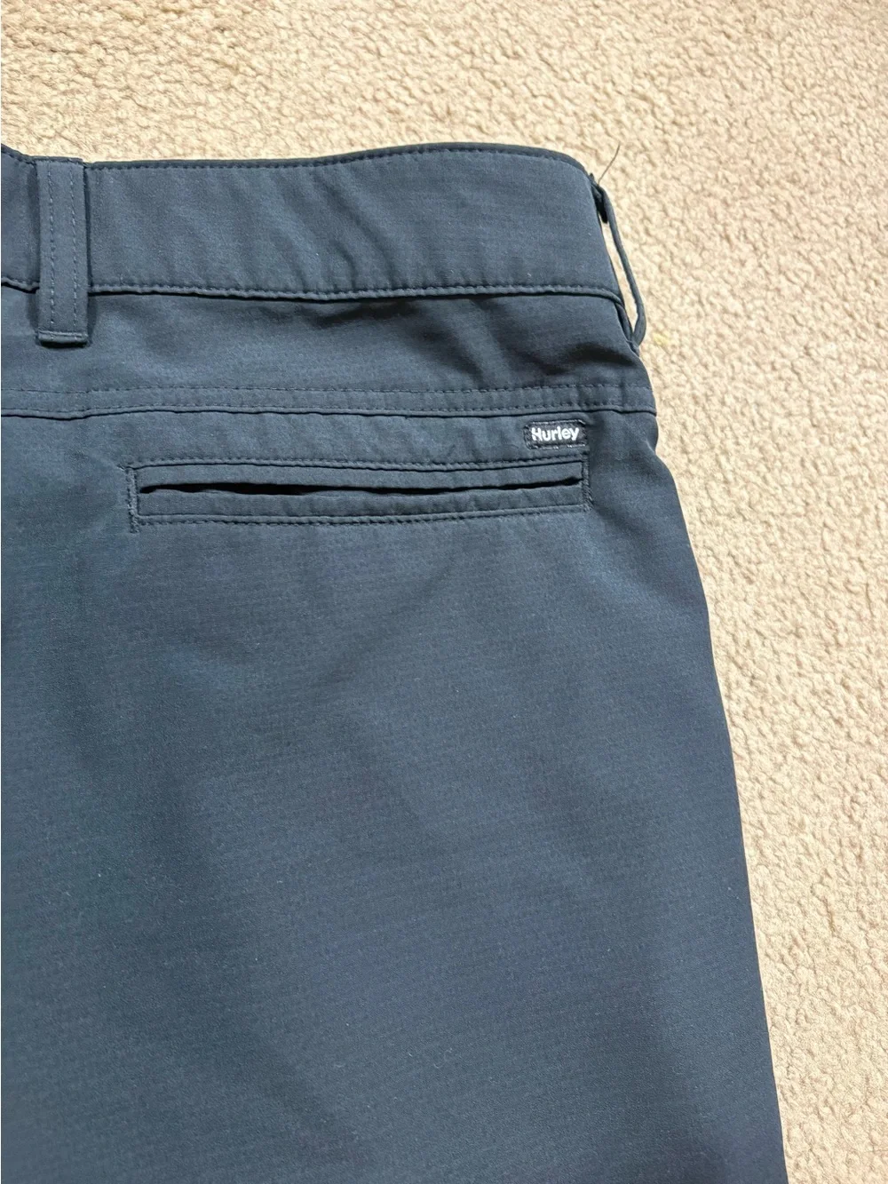 Hurley Men's Navy Flat Front Performance Shorts